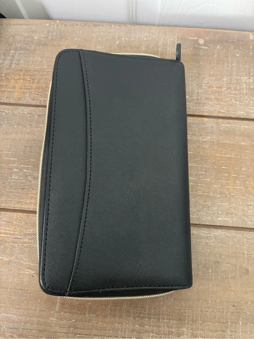 Black cash envelope budgeting Zip Wallet - Picture 2 of 6